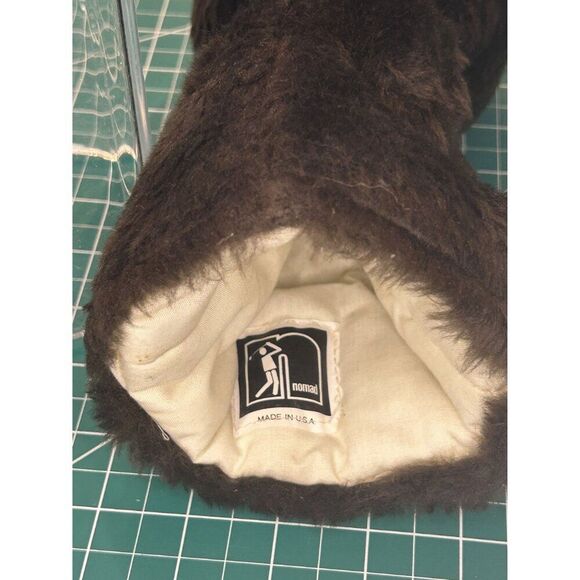 Vintage Beaver Golf Club Cover With Googly Eyes - Nomad Brand Made In USA Faux F - Picture 3 of 4